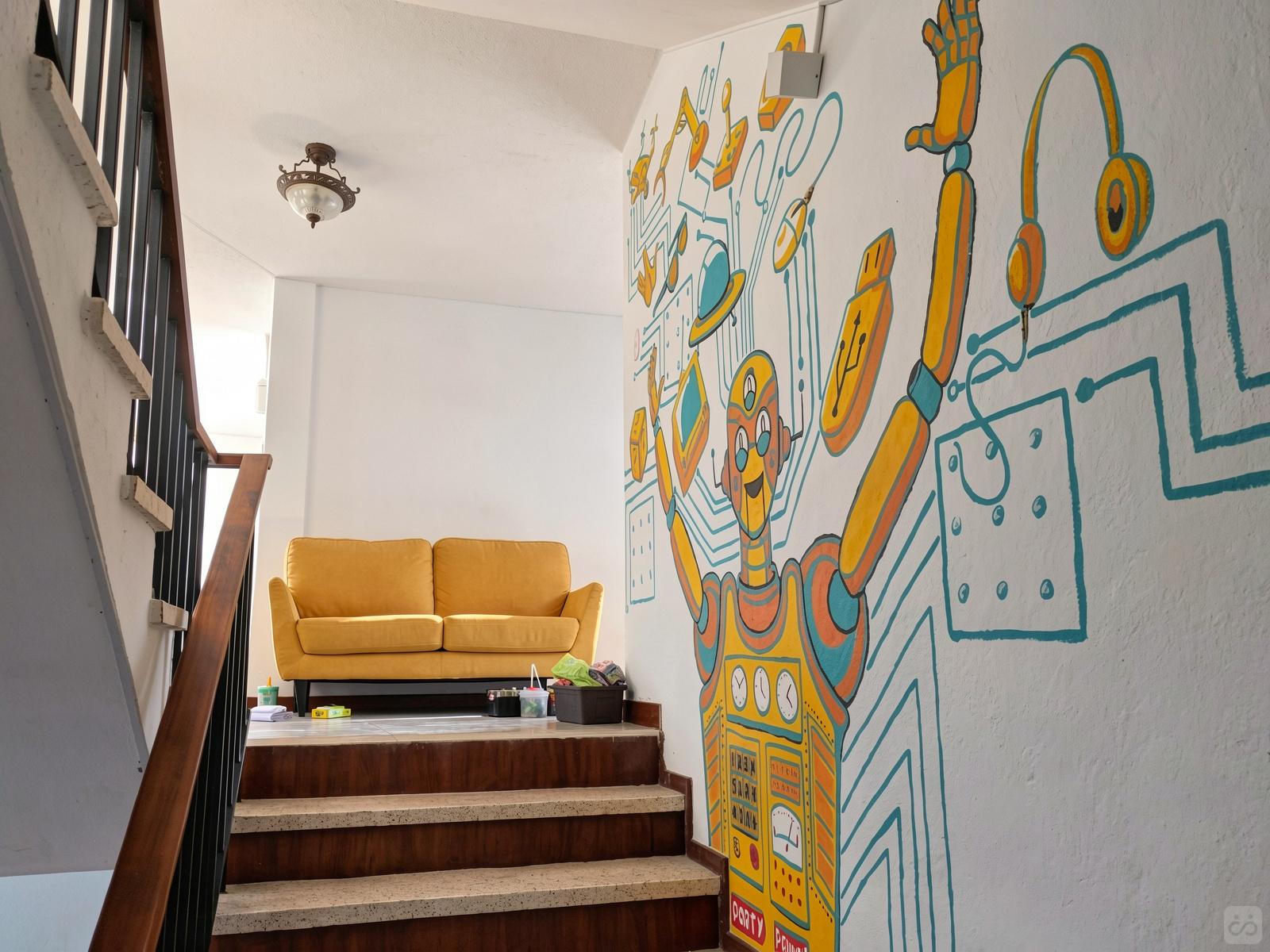Das Leben, arbeiten und gedeihen mit Blick auf den Vulkan in Quitos inspirierendstem und kulturell reichhaltigstem Co-Living Space Haus