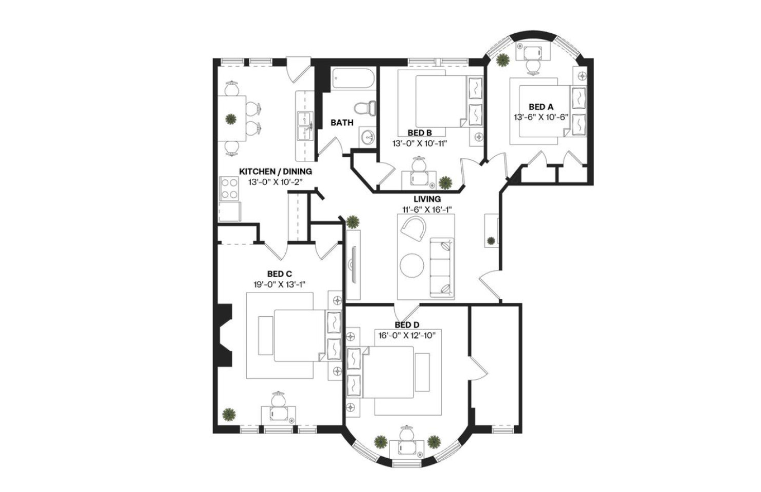 La Merveilleux appartement spacieux à proximité du parc Wilson Maison