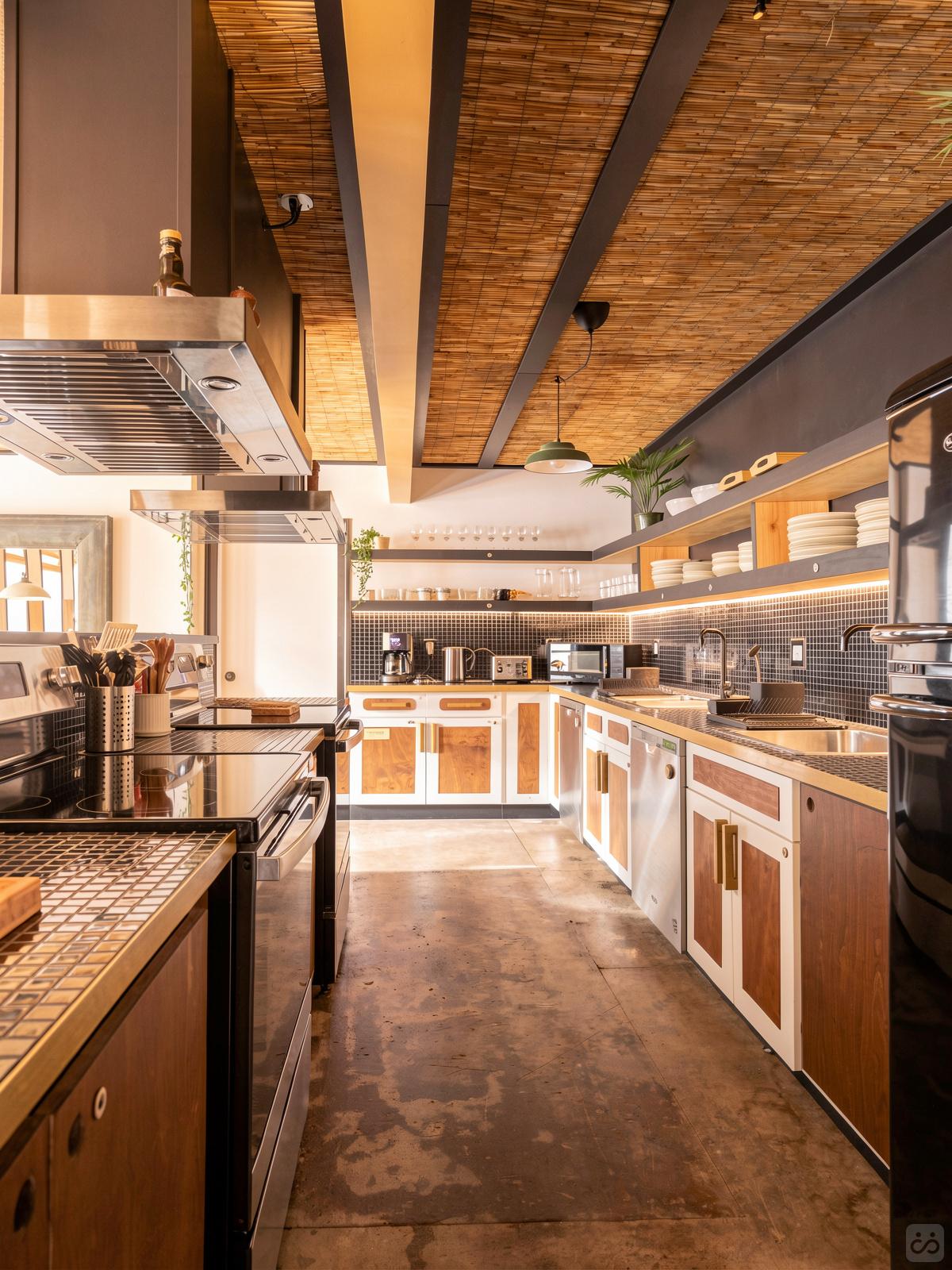 La Maison de colocation de style moderne avec espace de coworking, salle de sport et terrasse à Brooklyn Résidence