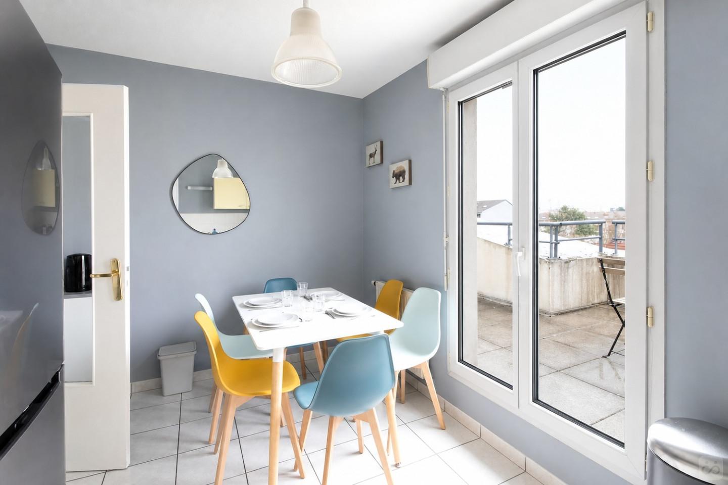 Das Helle 6-Zimmer-Wohnung im Stadtzentrum von Lyon Haus