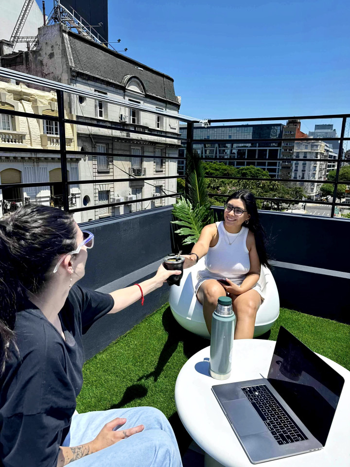 Die Nomad Coliving Community Housing in Buenos Aires Residenz