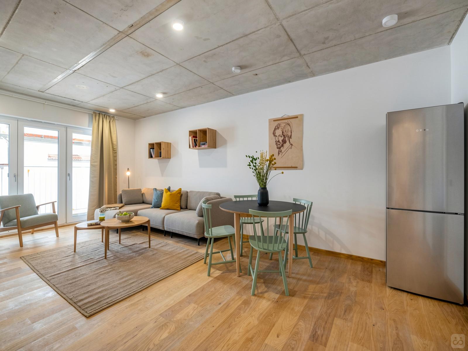 La Moderno appartamento sostenibile vicino a Theresienstraße Casa