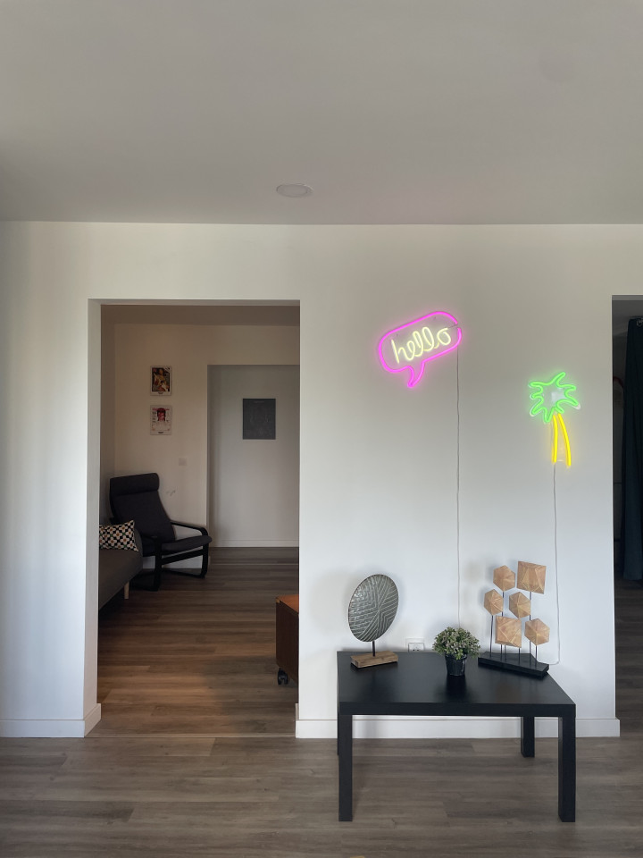 A Espaço de habitação vibrante para nómadas na encantadora La Isleta, Las Palmas Casa