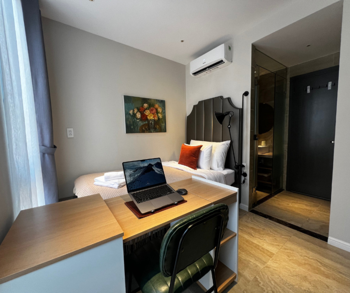 De Levendige woonwijk in het hart van Ho Chi Minhstad in Da Kao Huis