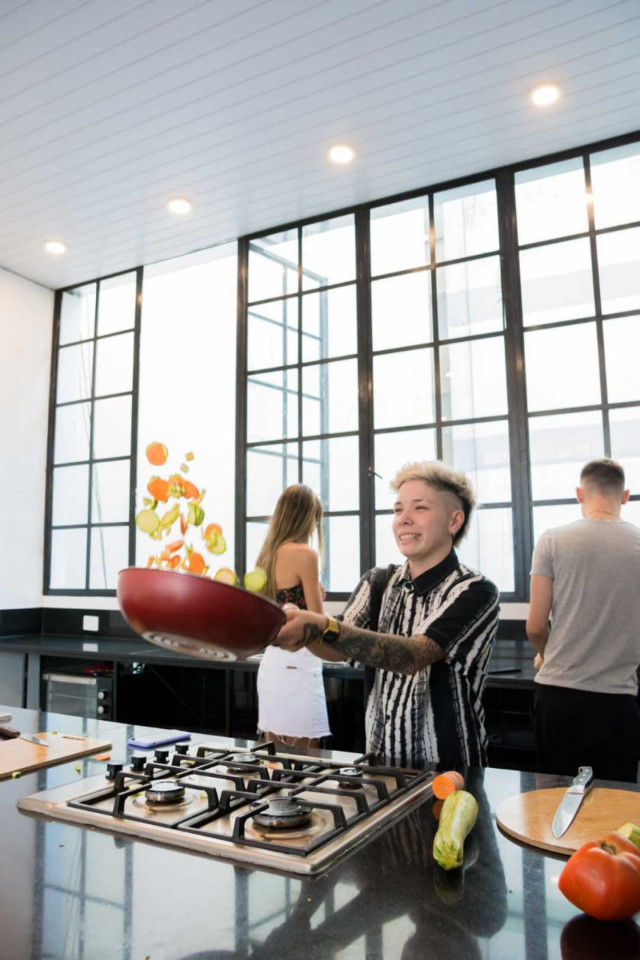 Das Modernes Coliving mit Terrassen im Zentrum von Balvanera Haus