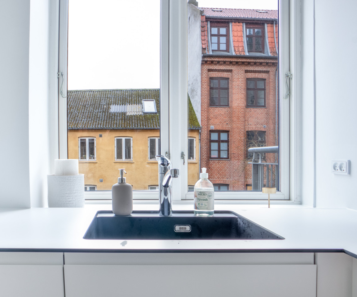 Das Kompaktes Coliving Retreat mit Balkonen im Herzen von Aarhus Centrum Haus
