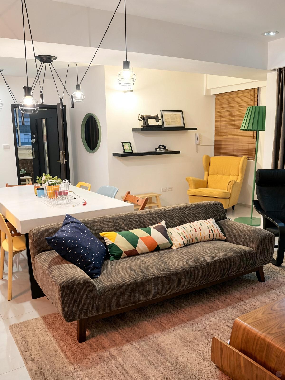 La Appartamento colorato in stile vintage con spazio di lavoro e terrazza sul tetto Casa