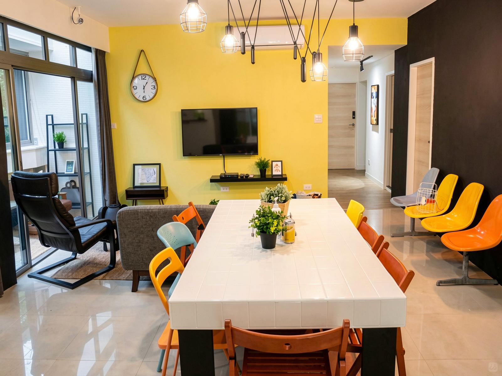 La Appartamento colorato in stile vintage con spazio di lavoro e terrazza sul tetto Casa
