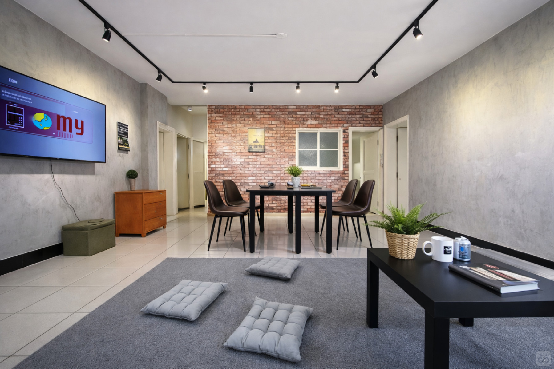 La Austere Modern Styled Apt. w/ Workspace Residenza