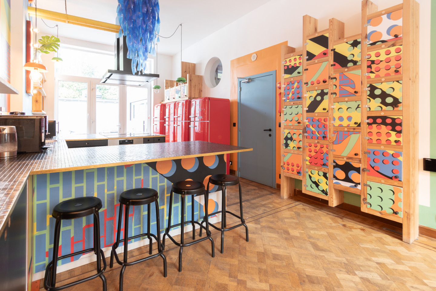 Die Bunte und gemütliche Residenz mit Fitnessstudio