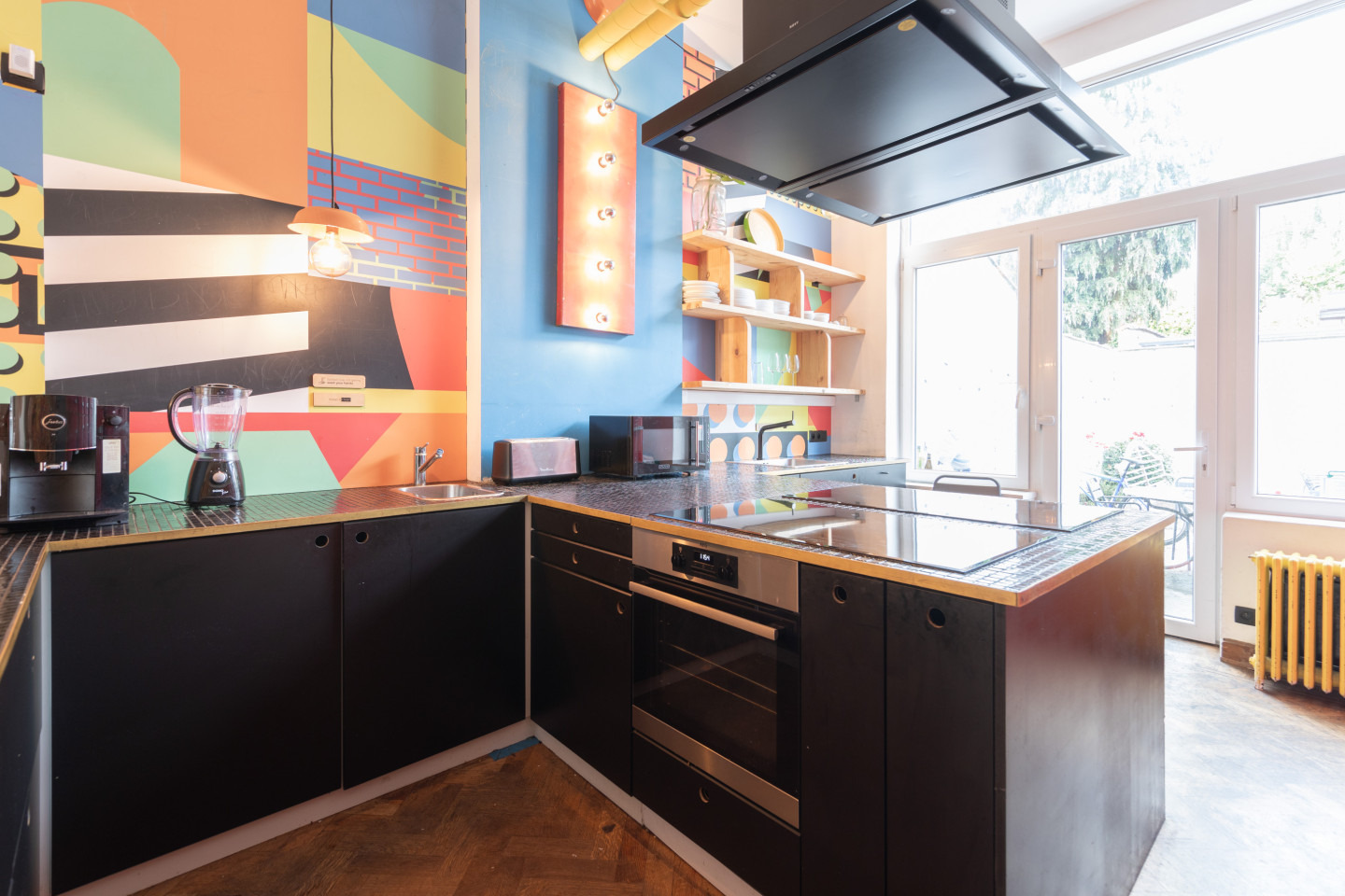 Die Bunte und gemütliche Residenz mit Fitnessstudio