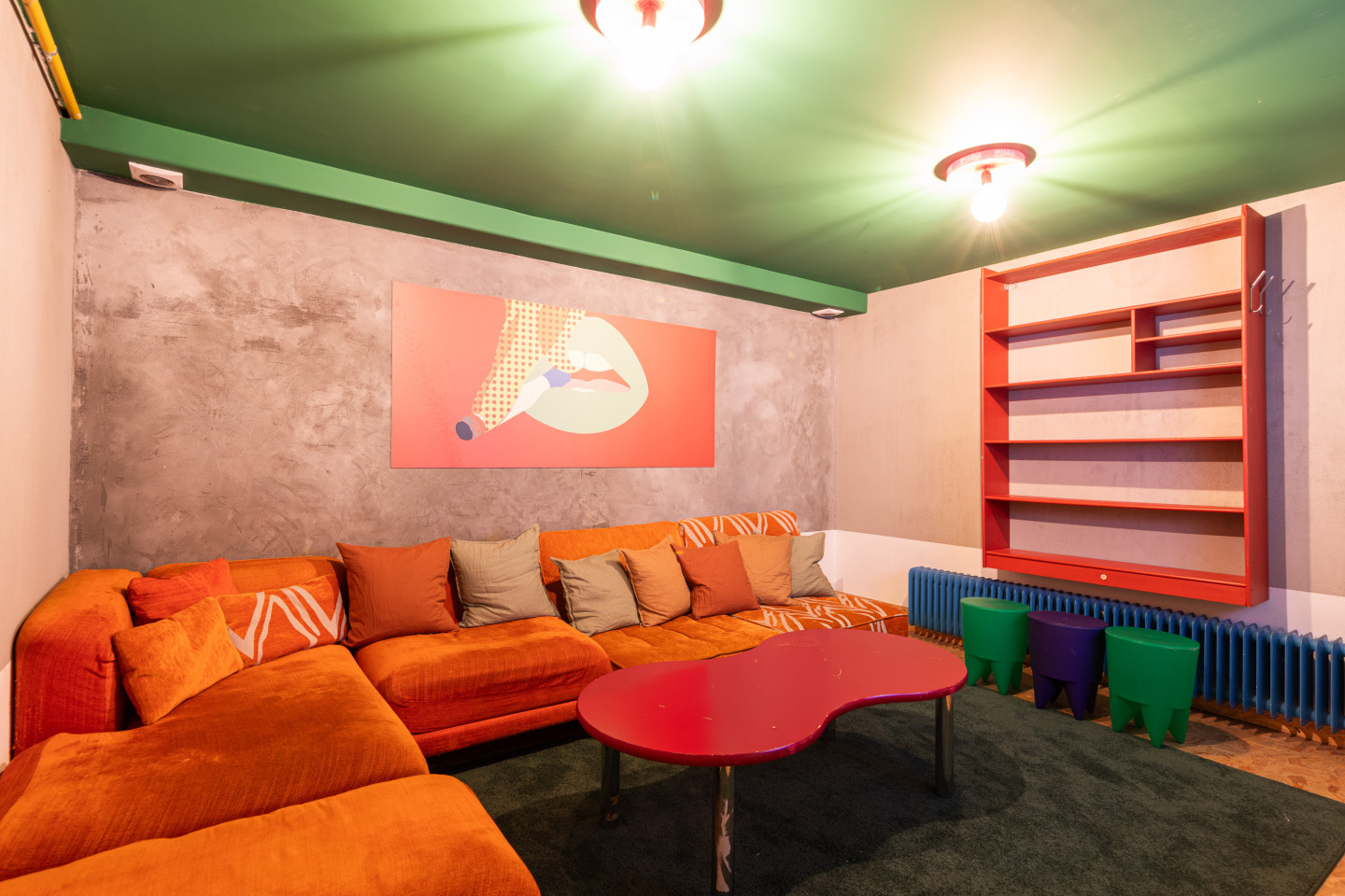 Die Bunte und gemütliche Residenz mit Fitnessstudio