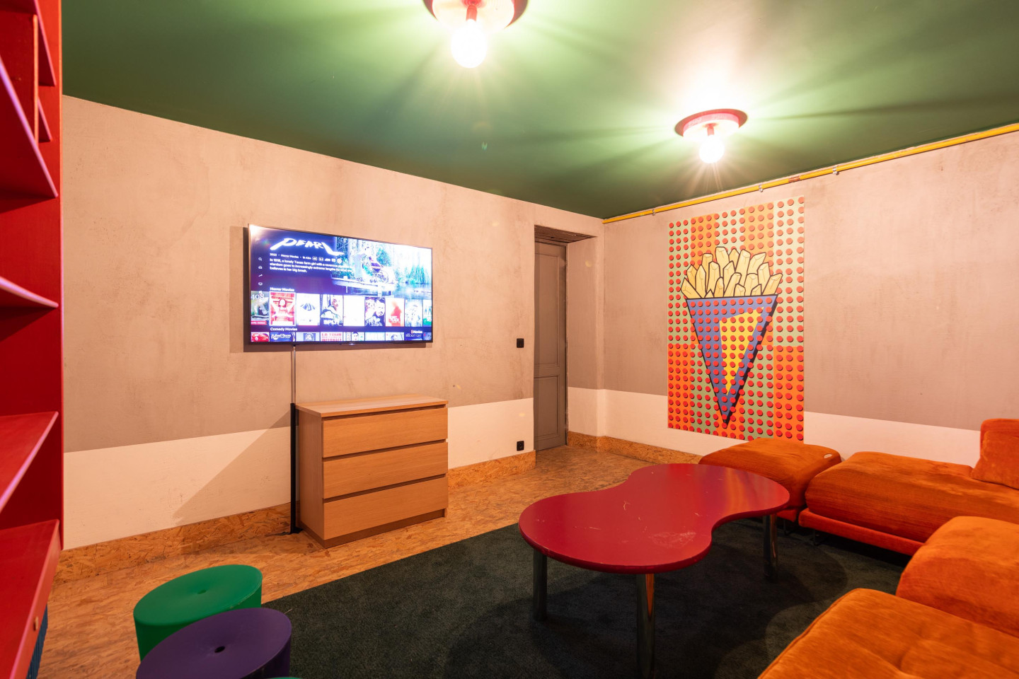 Die Bunte und gemütliche Residenz mit Fitnessstudio