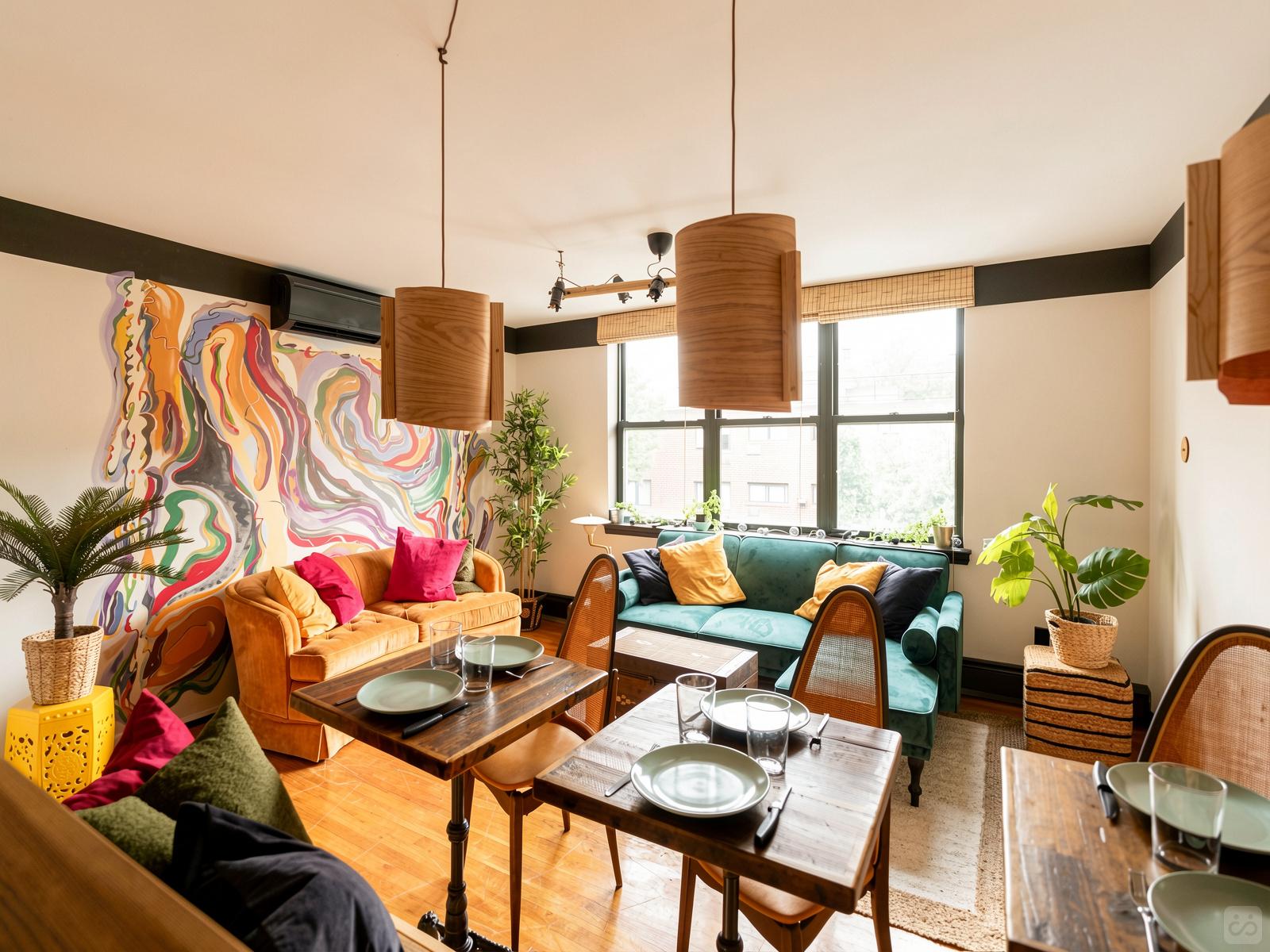 La Maison élégante et dynamique avec terrasse et espace de coworking à Manhattan Résidence